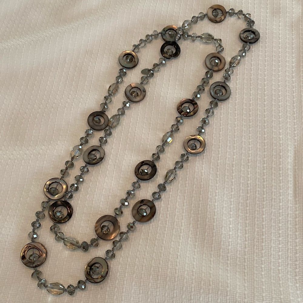 Cookie Lee Long 24” Beaded necklace